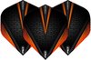 Afbeelding van het spelletje RED DRAGON - Hardcore Radical Zwart en Oranje extra dikke dart vluchten - 4 sets per pakket (12 dartvluchten in totaal)