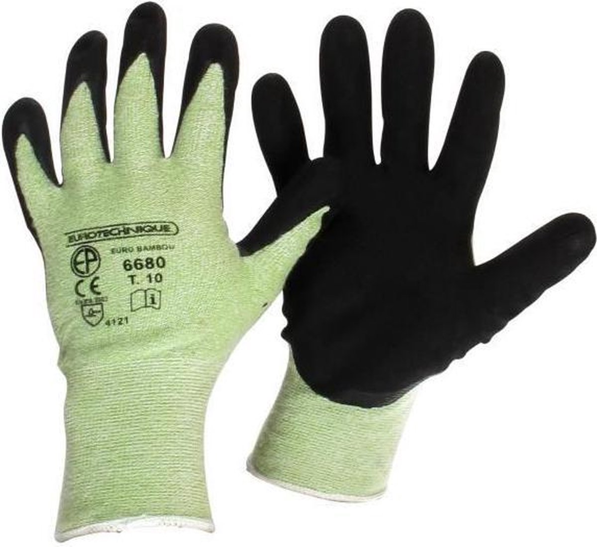 PRAKTISCHE TUIN Werkhandschoenen - Bamboe, Nylon en Spandex - Maat 10 / L