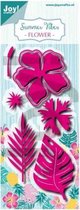 Joy!Crafts • snij- embosstencil Noor summer vibes flower