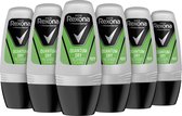 Bol.com Rexona Dry Quantum Deodorant Roller - 6 x 50 ml - Voordeelverpakking aanbieding