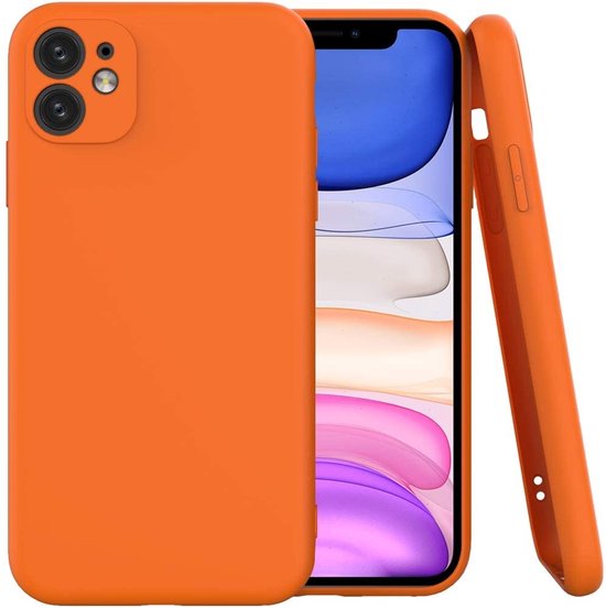 Coque en silicone Shieldcase avec protection appareil photo iPhone 11 Pro -  orange | bol.com