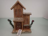 Kerstdecoratie stuk huis