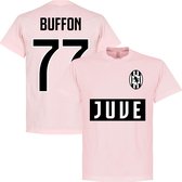 Juventus Buffon 77 Team T-Shirt - Roze - L