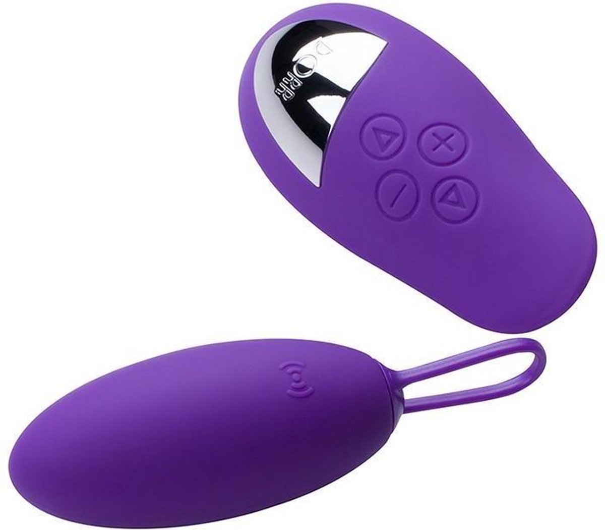 Goedkoopste Dorr Spot Draadloos Vibrerend Eitje èn opleg vibrator - paars