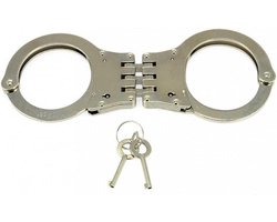 Rimba Bondage Play - Handboeien - Scharnierend - Metaal - Scharnierende Politie Handboeien