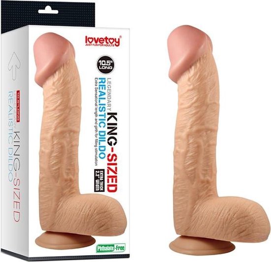 Lovetoy Realistische Kingsize dildo 26,5 cm