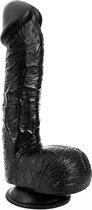 King-size Dildo Raptor 5.5 x 27 cm - zwart