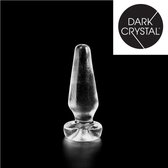 Dark Crystal Buttplug 13,5 x 4,7 cm - transparant
