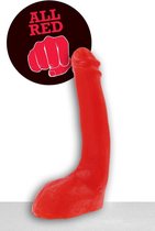 All Red Dildo 32 x 5,5 cm - rood