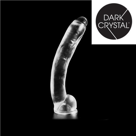 Dark Crystal Anaal Dildo 37,5 x 6 cm - transparant