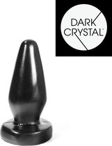 Dark Crystal Buttplug 15 x 6 cm - zwart