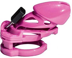 The Vice - Kuisheidskooi - Peniskooi - Chastity Cage - Roze - Verkrijgbaar in de Maten Mini Standaard en Plus Plus