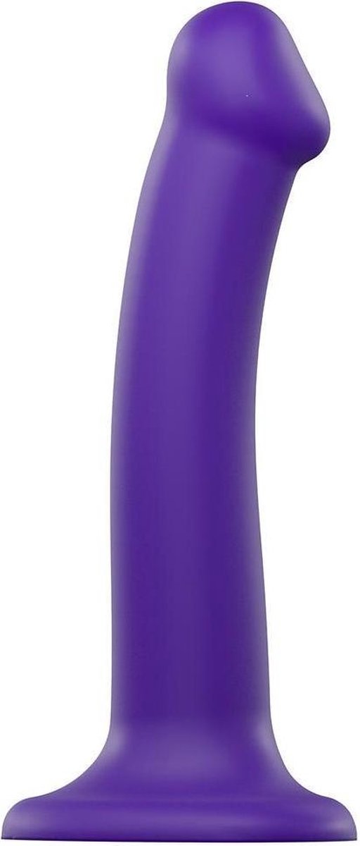 Goedkoopste Strap-On-Me Semi-Realistische Dildo met zuignap - paars - maat M