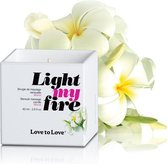 Love to Love - Light My Fire Luscious Massagekaars - Gardenia