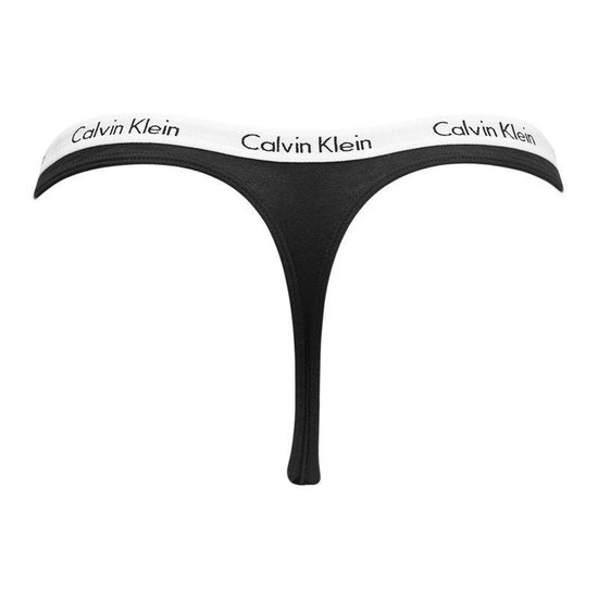 Calvin Klein 3pack String Zwart / Wit XS