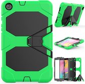 Case2go - Tablet hoes geschikt voor Samsung Galaxy Tab A 8.0 (2019) - Extreme Armor Case - Groen