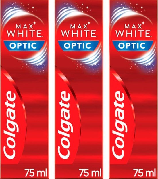 Colgate Tandpasta Max White Optic - 3 x 75 ml