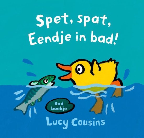 Spet spat, Eendje in bad! - cover