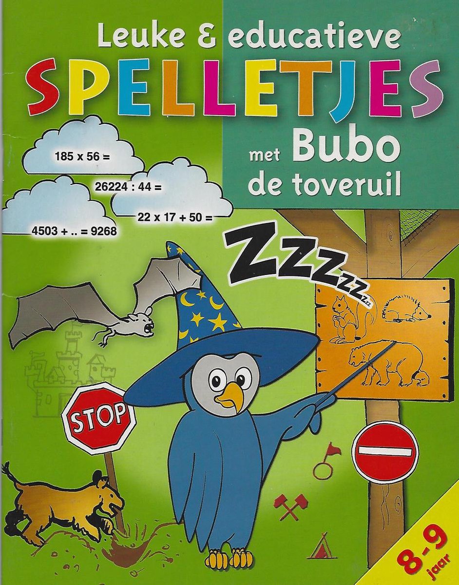 Leuke en educatieve spelletjes met Bubo de toveruil 8-9 jaar |  9789056611569 | Boeken | bol.com