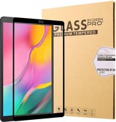 Tempered Glass Screen Protector Zwart Geschikt voor Samsung Galaxy Tab A 10.1 -2019