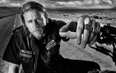 ? Sons of Anarchy • Jackson (Jax) Teller 1 Canvas 150x100 cm • Foto print op Canvas schilderij ( Wanddecoratie woonkamer / slaapkamer / keuken / kantoor / bar / restaurant ) / Sons of Anarchy Canvas Schilderijen / Poster