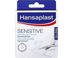 Hansaplast - Sensitive Pleisters - Wondverzorging - 1m x 8cm