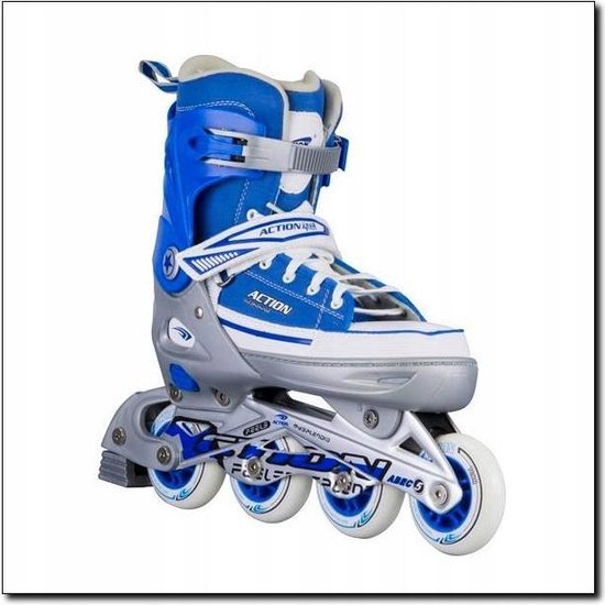 Action Skeelers / inline-skates, blauw-grijs MAAT L | bol.com