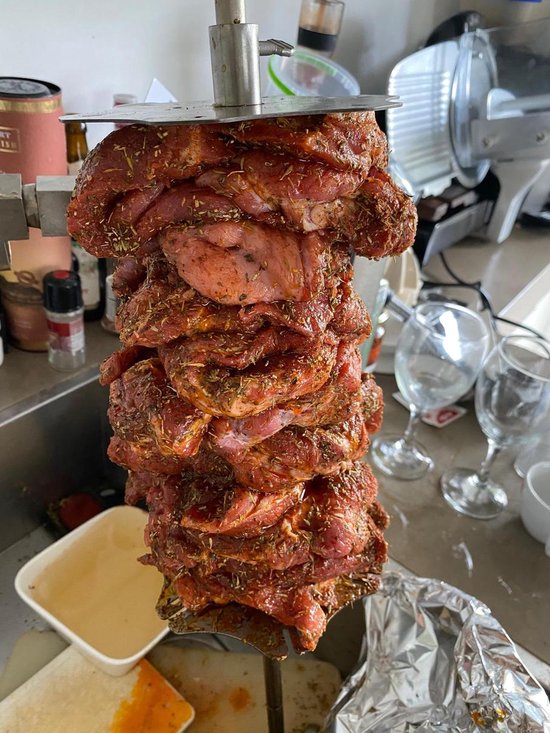 BBQ Rotisserie Kebab spiezen set (universele set geschikt