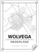 Tuinposter WOLVEGA (Nederland) - 60x80cm