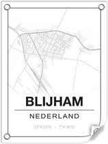 Tuinposter BLIJHAM (Nederland) - 60x80cm
