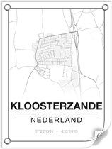 Tuinposter KLOOSTERZANDE (Nederland) - 60x80cm