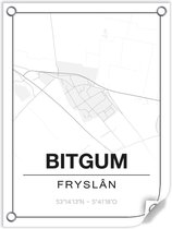 Tuinposter BITGUM (Fryslân) - 60x80cm