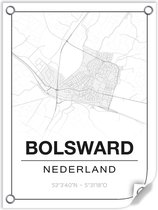 Tuinposter BOLSWARD (Nederland) - 60x80cm