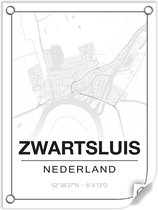 Tuinposter ZWARTSLUIS (Nederland) - 60x80cm