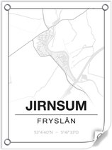 Tuinposter JIRNSUM (Fryslân) - 60x80cm