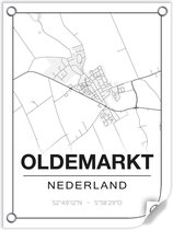 Tuinposter OLDEMARKT (Nederland) - 60x80cm
