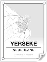 Tuinposter YERSEKE (Nederland) - 60x80cm
