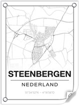 Tuinposter STEENBERGEN (Nederland) - 60x80cm