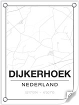 Tuinposter DIJKERHOEK (Nederland) - 60x80cm