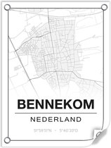 Tuinposter BENNEKOM (Nederland) - 60x80cm