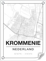 Tuinposter KROMMENIE (Nederland) - 60x80cm