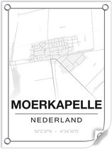 Tuinposter MOERKAPELLE (Nederland) - 60x80cm