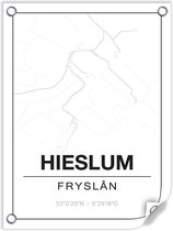 Tuinposter HIESLUM (Fryslân) - 60x80cm