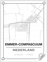 Tuinposter EMMER-COMPASCUUM (Nederland) - 60x80cm