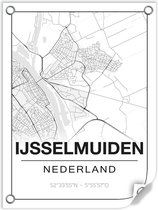 Tuinposter IJSSELMUIDEN (Nederland) - 60x80cm