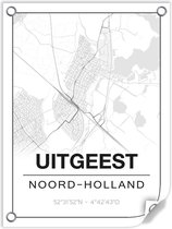 Tuinposter UITGEEST (Noord-Holland) - 60x80cm