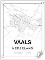 Tuinposter VAALS (Nederland) - 60x80cm