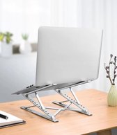 Luxe universele aluminium laptop standaard | DUBBEL verstelbaar en opvouwbaar | kantelen en verhogen