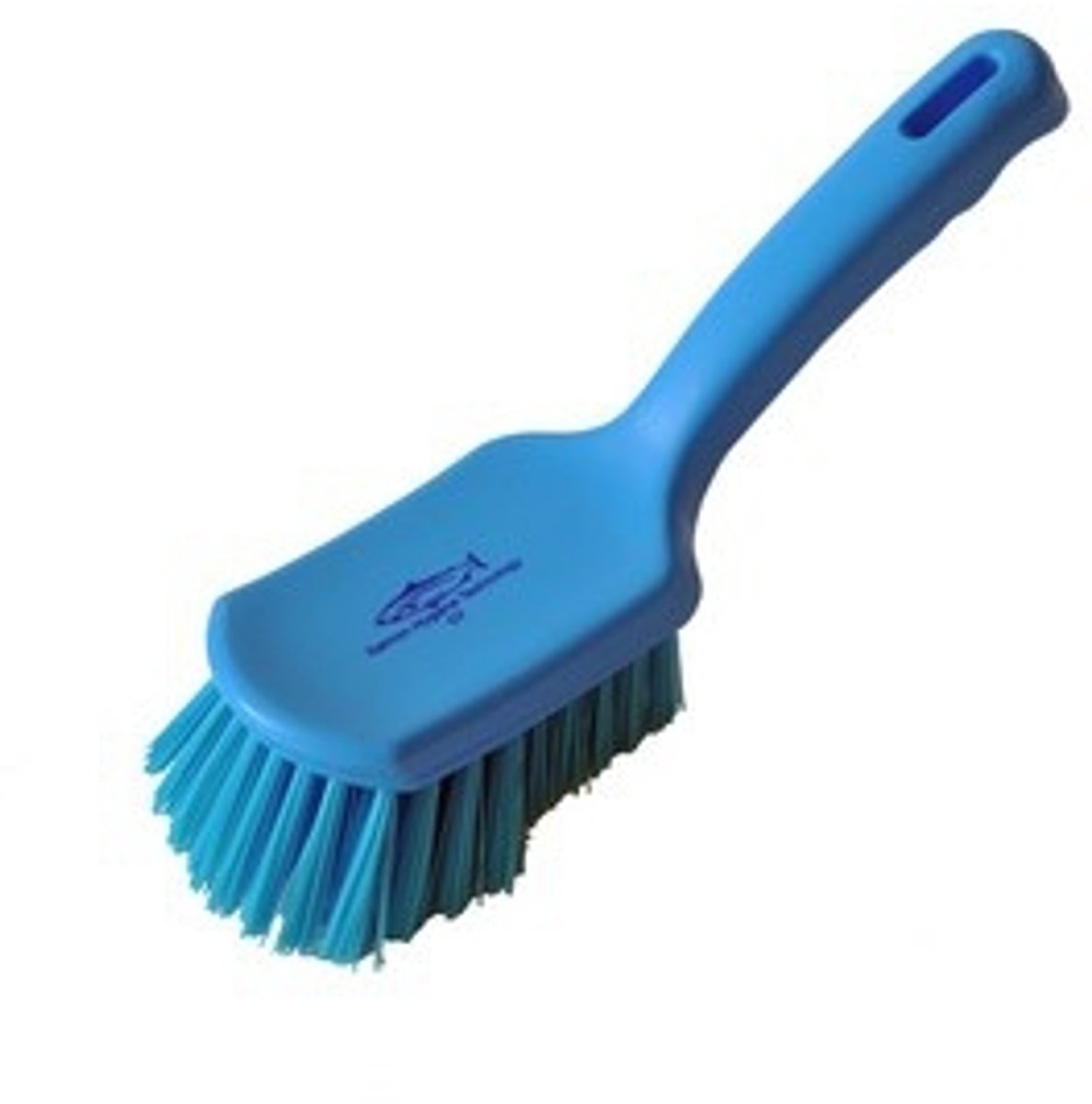 Borstel Hillbrush D7 met korte steel - 27 cm - Blauw