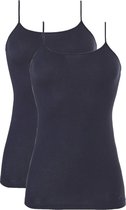 Ten Cate Dames Basic Spag. Shirt Blauw-XL - XL